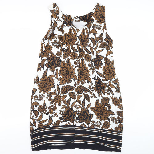 Roman Women's Floral Multicoloured Dress, Size 12
