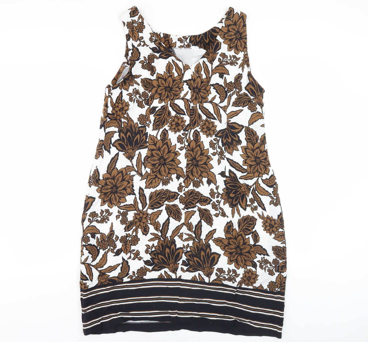 Roman Women's Floral Multicoloured Dress, Size 12