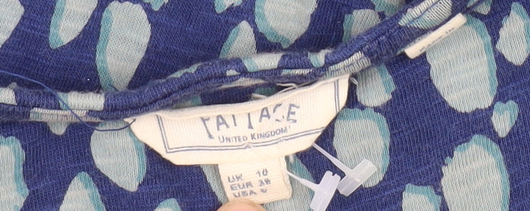 Fat Face Women's Blue Geometric Dress Size 10