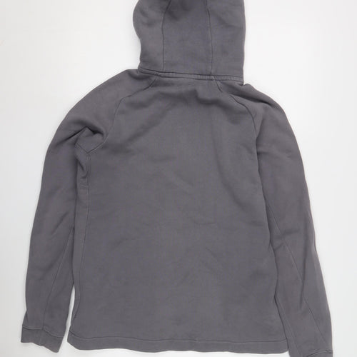 Nike Men's Grey M Hoodie 1/4 Zip with Logo
