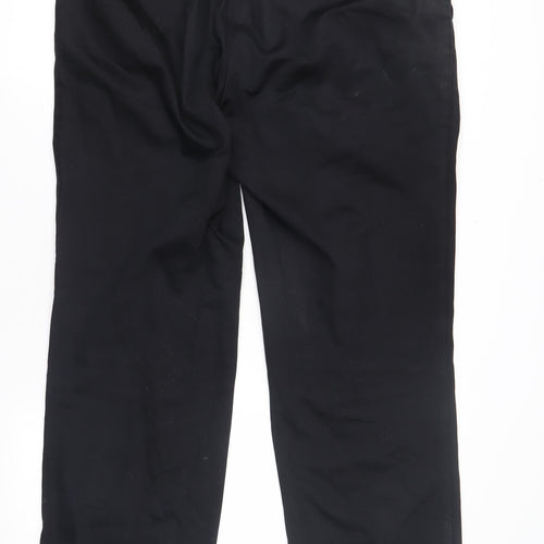 Brax Men's Black Trousers, 38R, Straight Leg