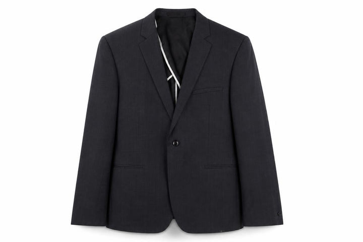 Reiss Men's Black Blazer, Size 42, Single-Breasted