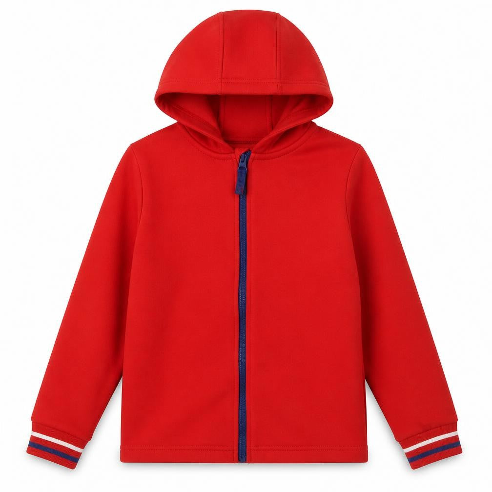 Mountain Warehouse Girls Red Full Zip Hoodie - Size 8 Years