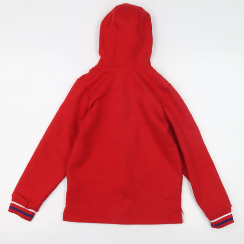 Mountain Warehouse Girls Red Full Zip Hoodie - Size 8 Years
