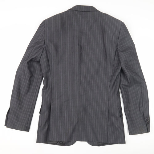 G2000 Men's Grey Pinstripe Blazer Size 48
