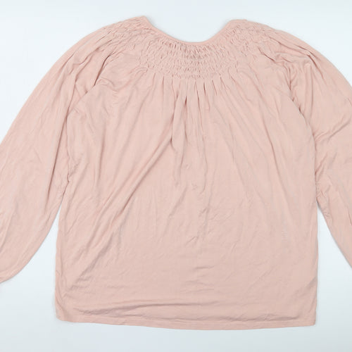 Laura Ashley Women's Pink Tunic Blouse Size 14