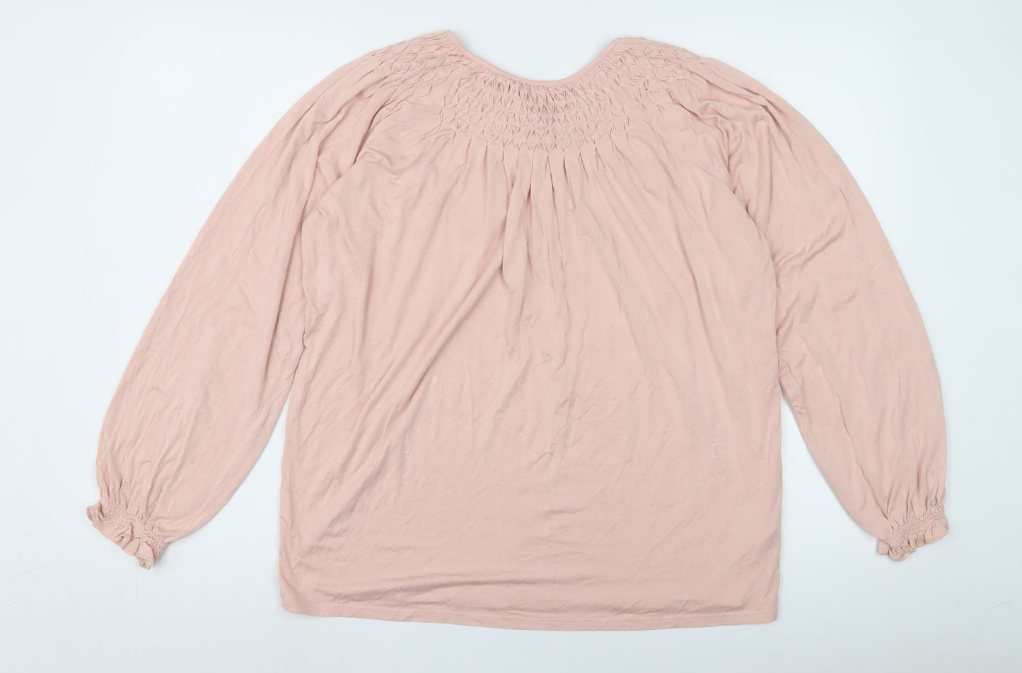 Laura Ashley Women's Pink Tunic Blouse Size 14