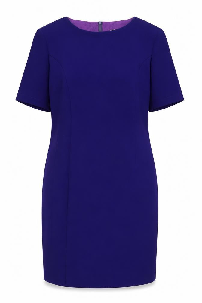 Omiline Women's Purple Sheath Dress Size 16 Workwear