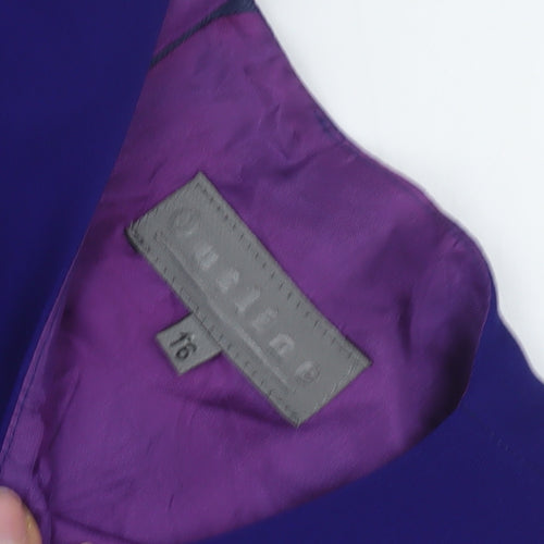 Omiline Women's Purple Sheath Dress Size 16 Workwear
