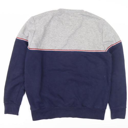 Beverly Hills Polo Club Men's Blue Grey Sweatshirt M