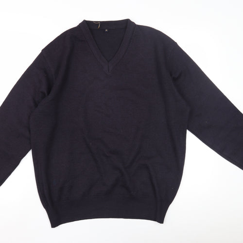 Adolfo Men's Black M Pullover V-Neck Jumper