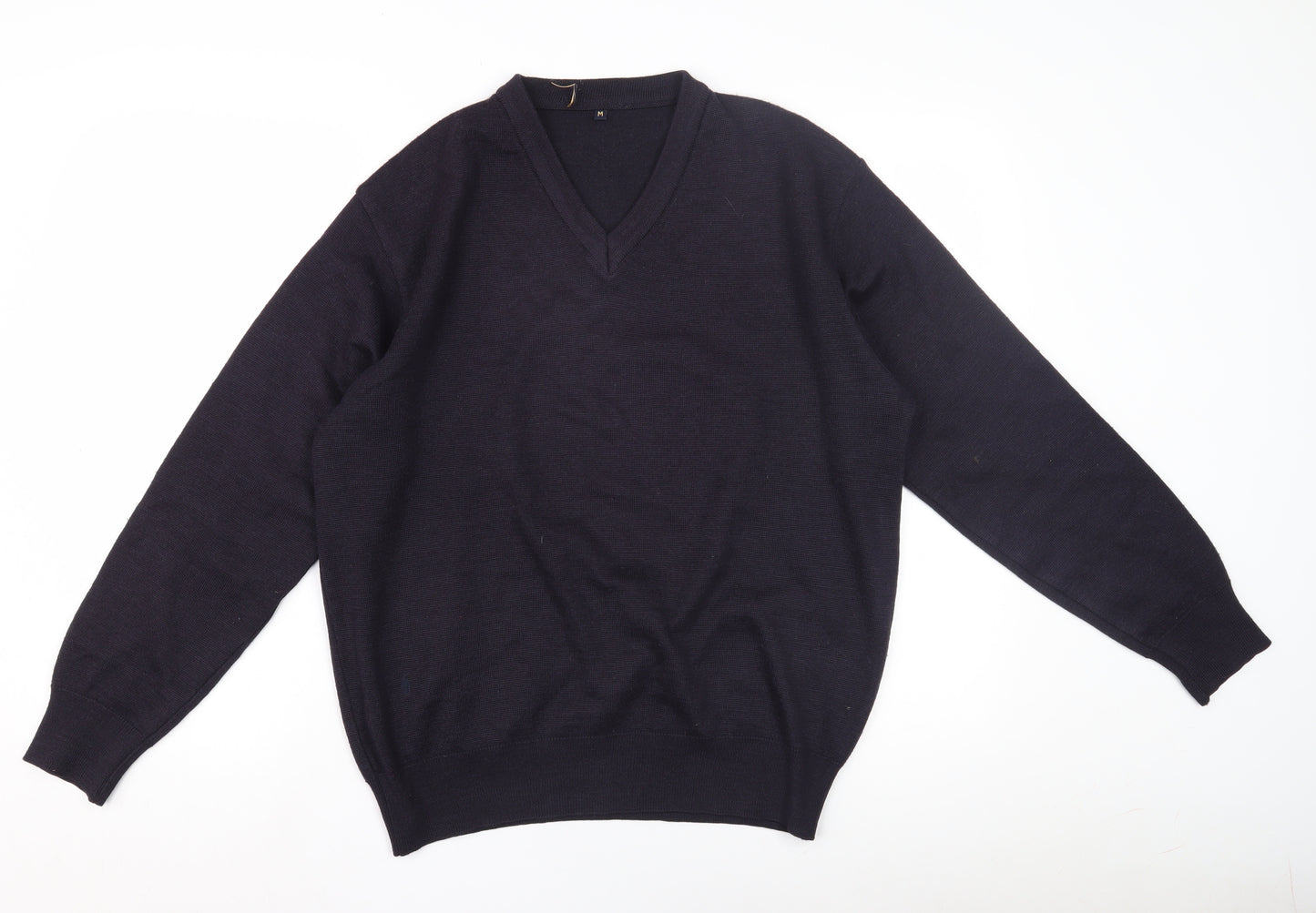 Adolfo Men's Black M Pullover V-Neck Jumper