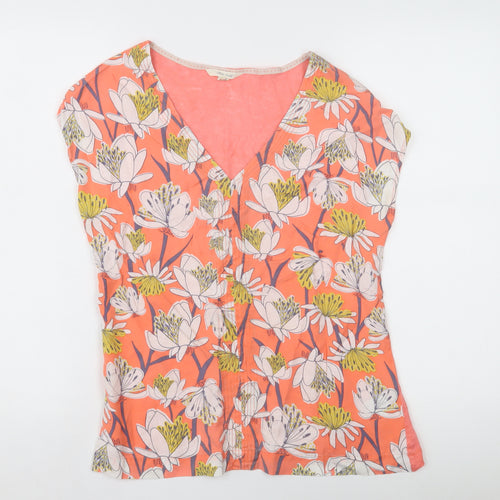 White Stuff Women's Multicoloured Floral Blouse Size 10