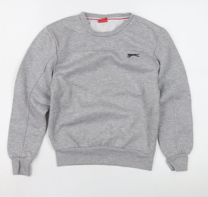 Slazenger Boys Grey Pullover Sweatshirt 7-8 Years