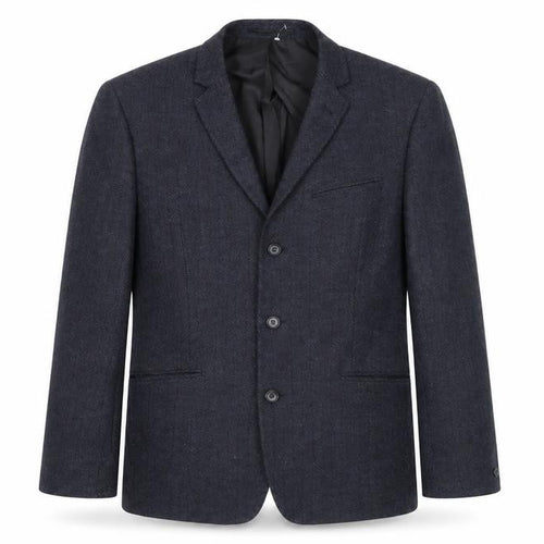 ASOS Men's Blue Wool Blazer, Size 40R, Herringbone