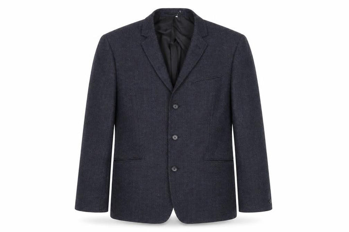 ASOS Men's Blue Wool Blazer, Size 40R, Herringbone