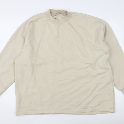 Essentials Women's XS Beige Long Sleeve Sweatshirt