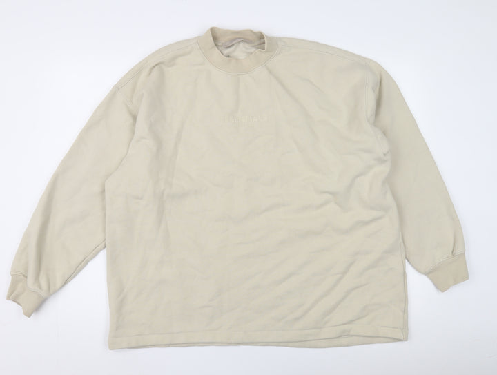 Essentials Women's XS Beige Long Sleeve Sweatshirt
