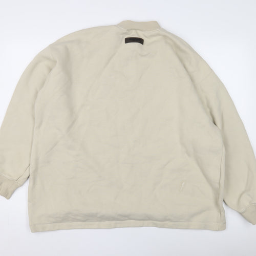 Essentials Women's XS Beige Long Sleeve Sweatshirt