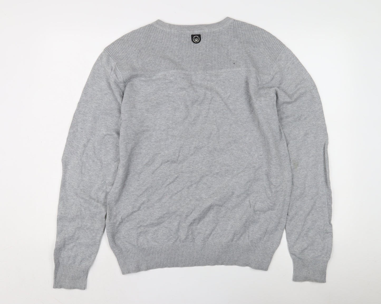 Duck and Cover Men's Grey Pullover Jumper Size L