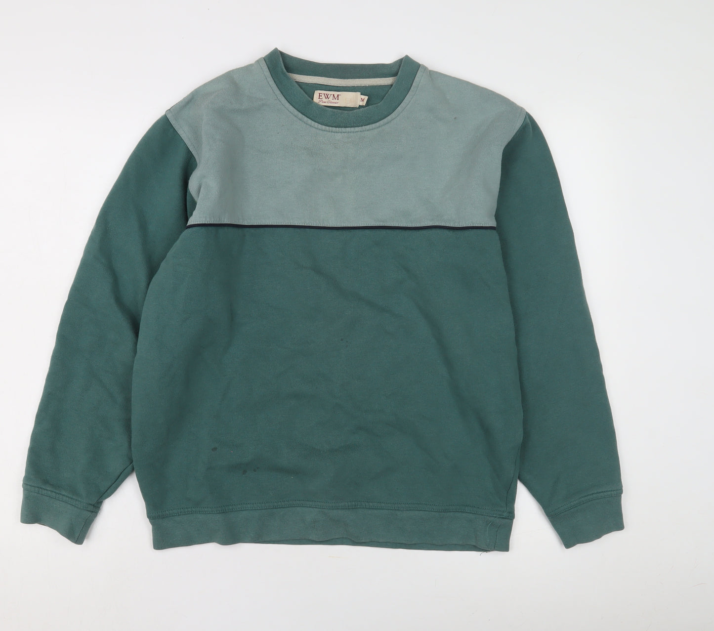 EWM Men's Green Pullover Sweatshirt M