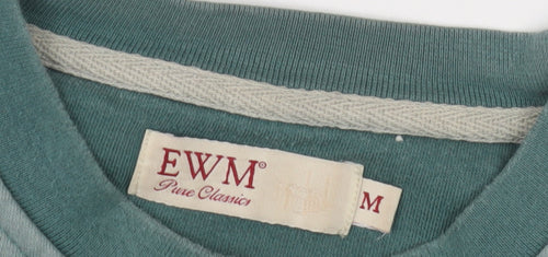 EWM Men's Green Pullover Sweatshirt M