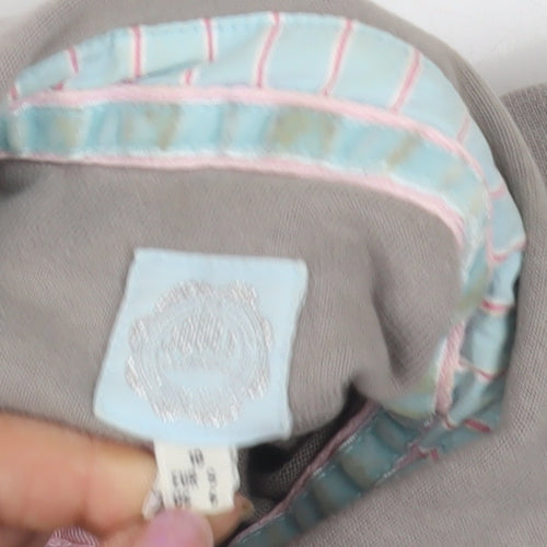 Joules Women's Grey Henley Sweatshirt Size 10