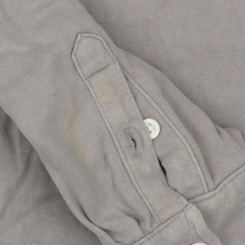 Joules Women's Grey Henley Sweatshirt Size 10