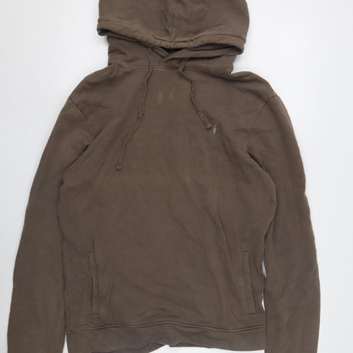 AllSaints Men's Brown Pullover Hoodie S