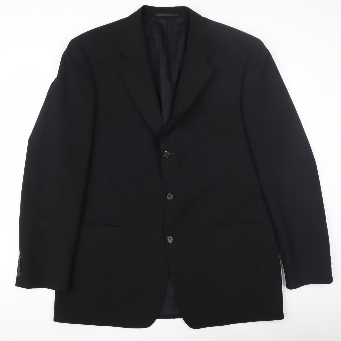 Hugo Boss Men's Black Blazer, Size 46 Formal Wear