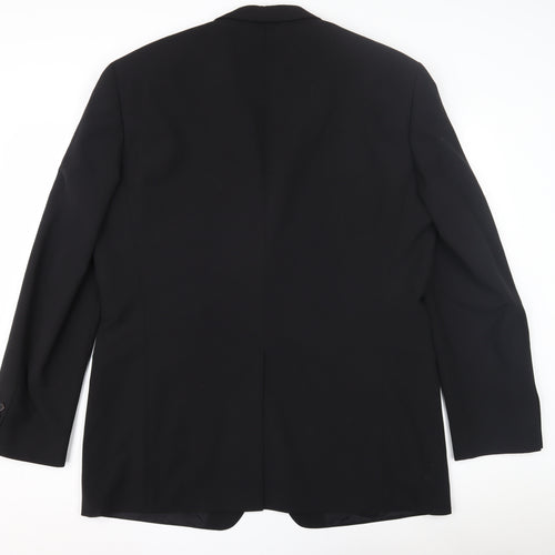 Hugo Boss Men's Black Blazer, Size 46 Formal Wear