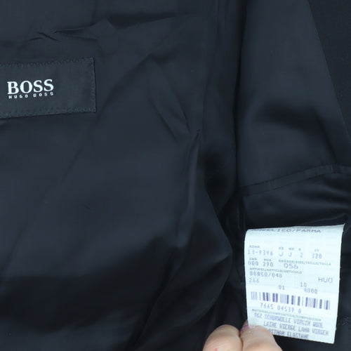 Hugo Boss Men's Black Blazer, Size 46 Formal Wear