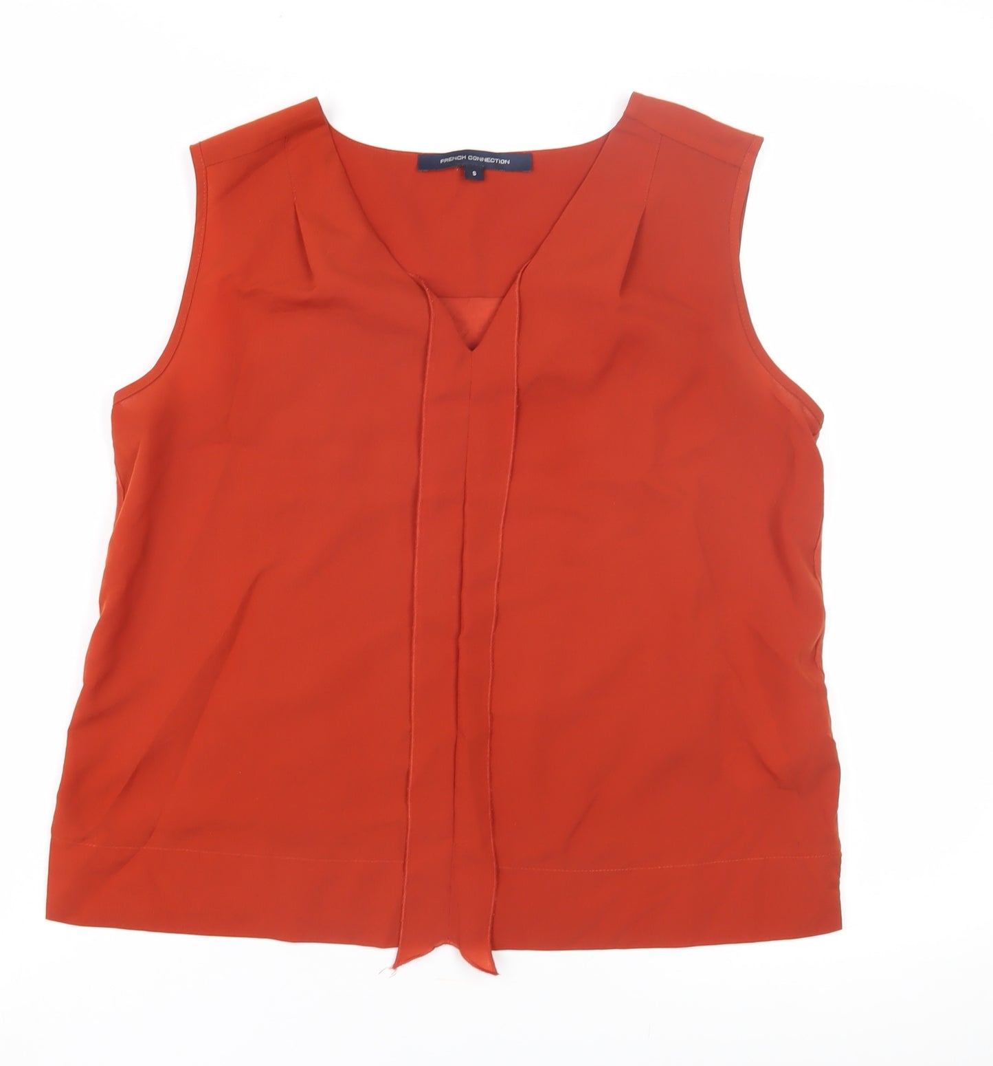 French Connection Women's Red Sleeveless Blouse