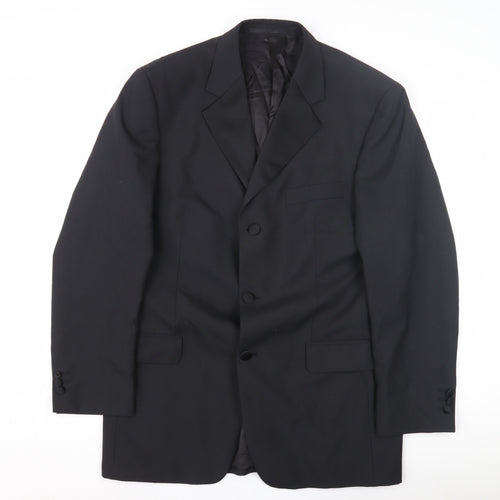 Scott & Taylor Men's Black Formal Suit Jacket 50