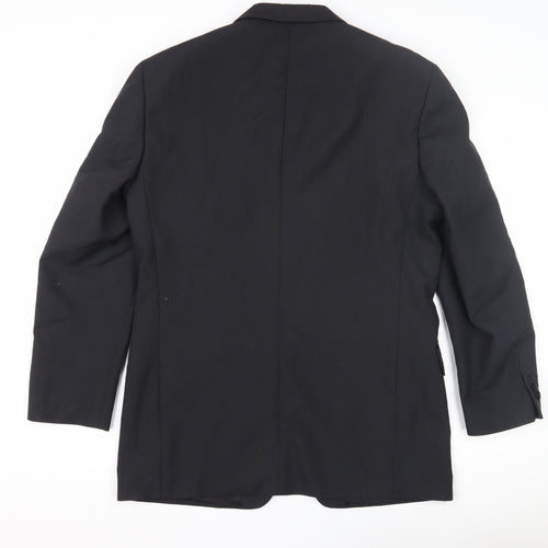 Scott & Taylor Men's Black Formal Suit Jacket 50