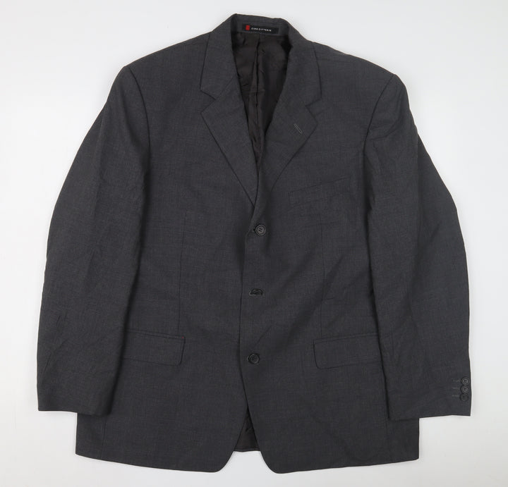 Ciro Citterio Men's Grey Blazer, Formal Business Jacket