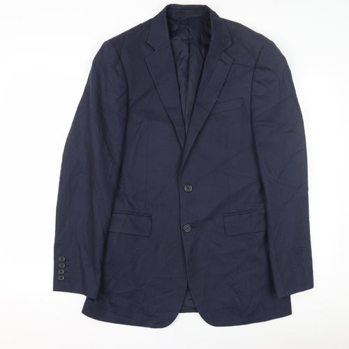 Jaeger Men's Blue Classic Blazer Jacket, 36R