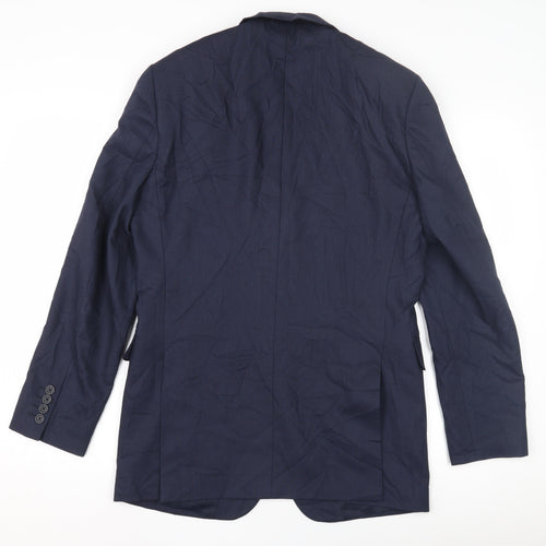 Jaeger Men's Blue Classic Blazer Jacket, 36R