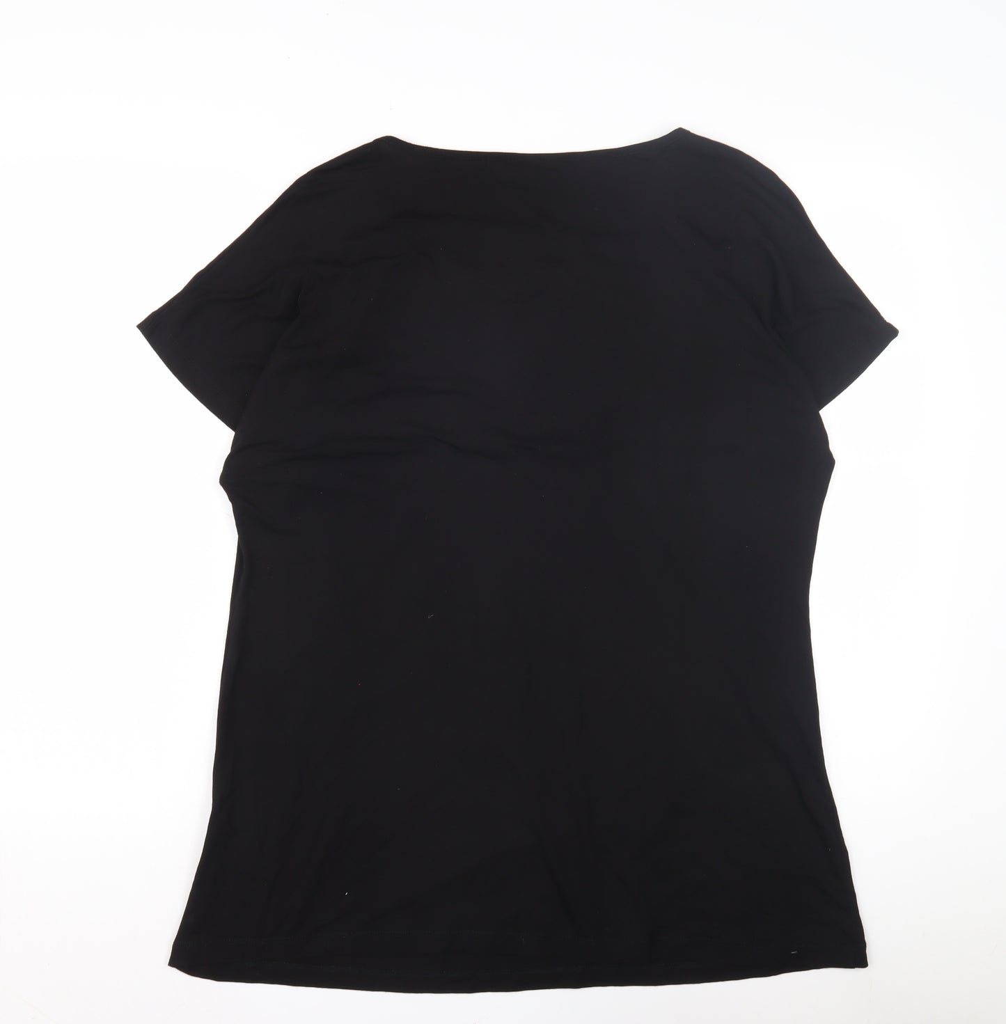 EWM Women's Black Plus Size Sequin T-Shirt