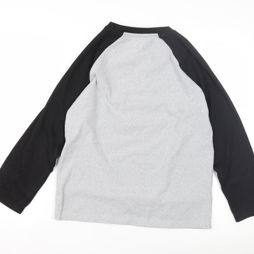 Fashion Home Boys Mickey Mouse Grey Pyjama Top - Large