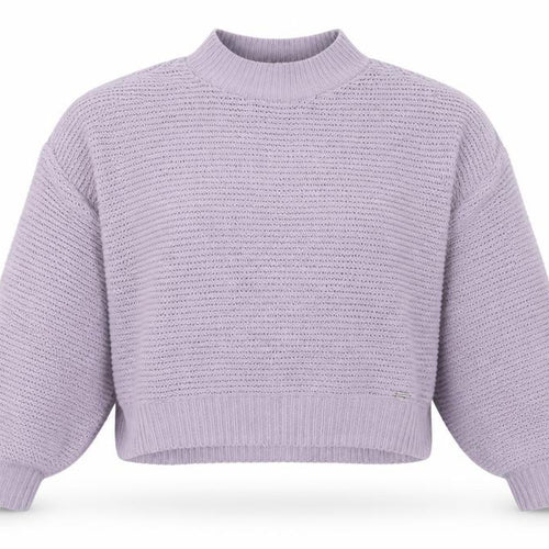 Hollister Women's Purple Mock Neck Jumper XS