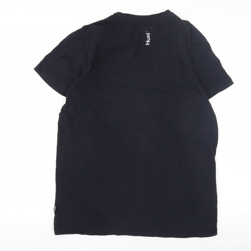 Huel Men's Black Medium Cotton T-Shirt - Good Condition