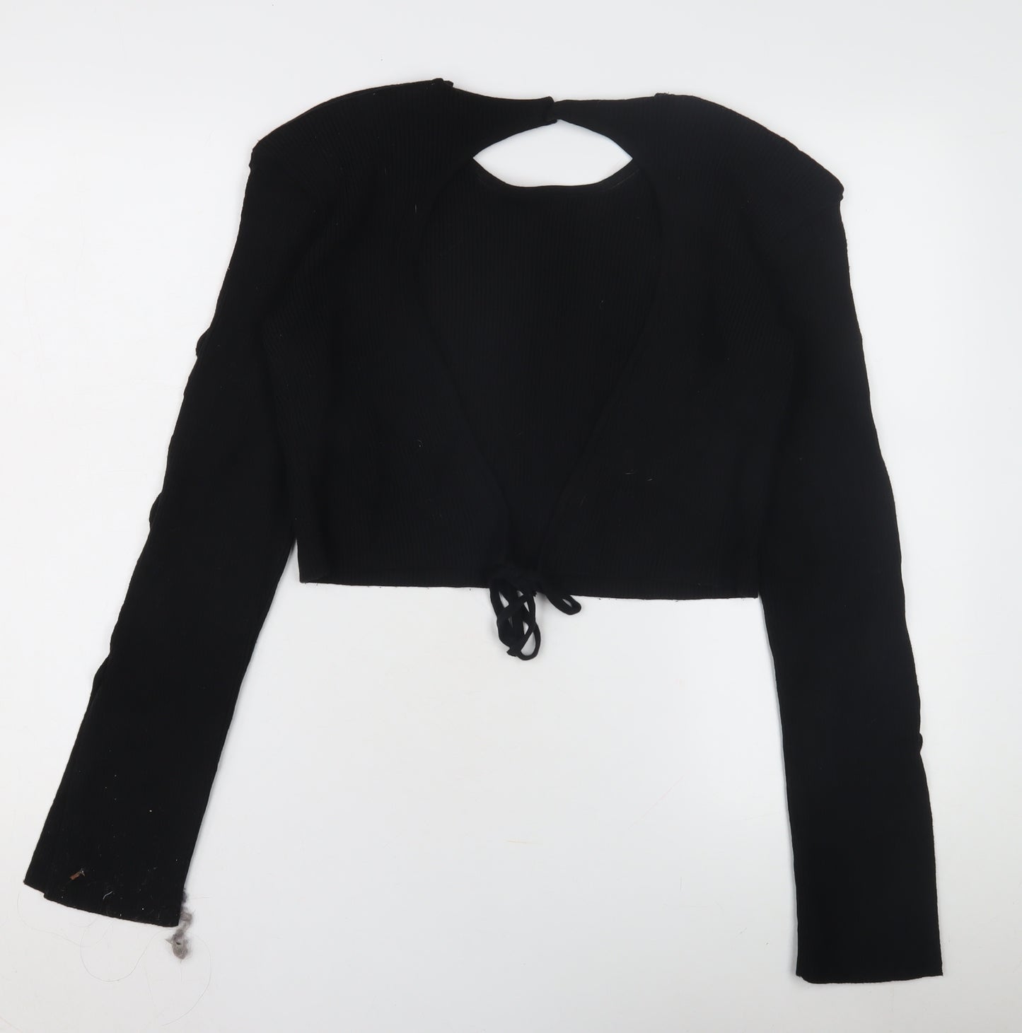 Milk It Women's Black Cardigan UK 10 Long Sleeve