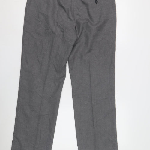 Burton Men's Grey Trousers 34 S Regular Formal