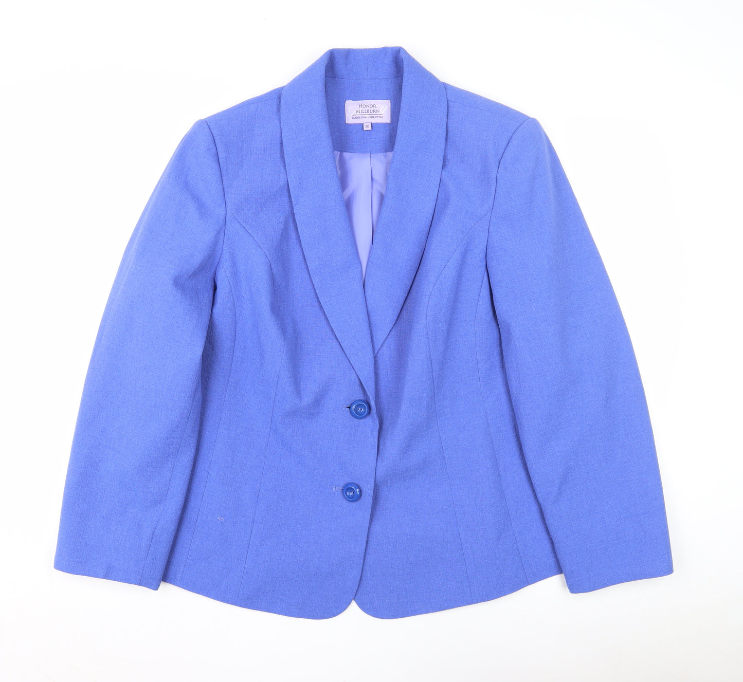 Honor Millburn Blazer Women Blue Size 20 Business Jacket