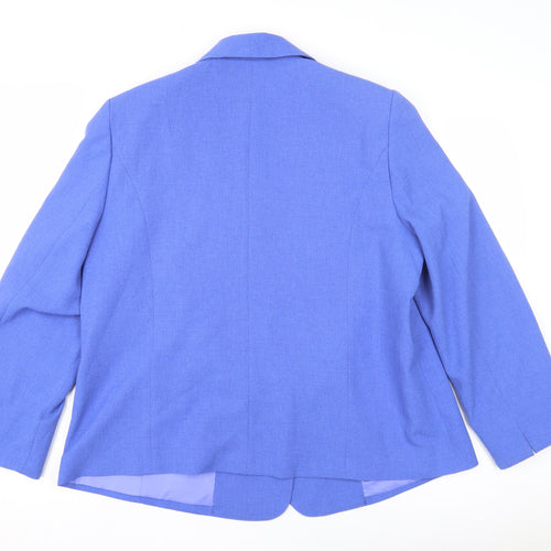 Honor Millburn Blazer Women Blue Size 20 Business Jacket