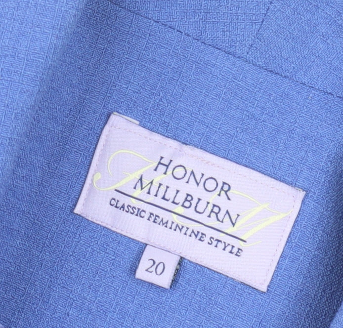 Honor Millburn Blazer Women Blue Size 20 Business Jacket