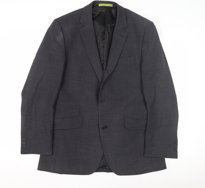 Burton Grey Men's Blazer, 38 Regular, Smart Casual