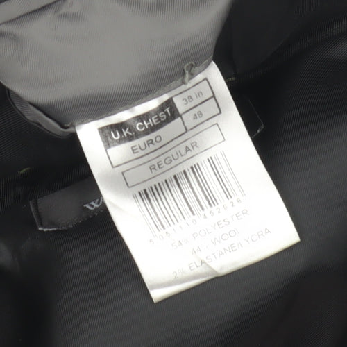 Burton Grey Men's Blazer, 38 Regular, Smart Casual
