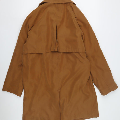 BHS Women's Brown Mid-Length Overcoat Size 10